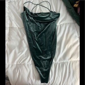 Abercrombie and Fitch Velvet Bodysuit